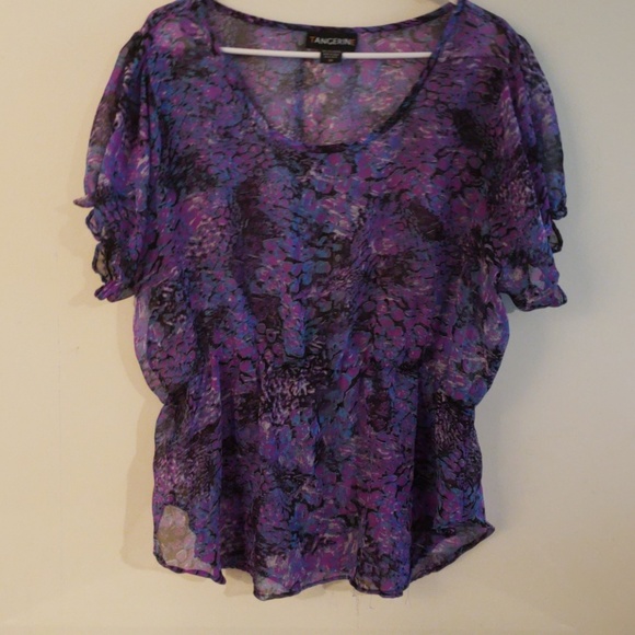 Tangerine Tops - Sheer Top